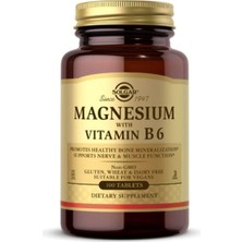 Solgar Magnesium With Vitamin B6 100 Tablet