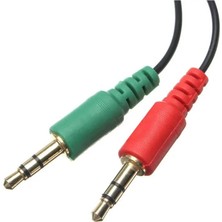 Syrox 3.5mm Kulaklık Jack ve Mikrofon Çevirici Adaptör SYX-C119 Siyah