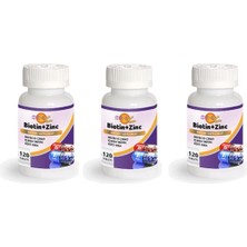 Meka Nutrition Biotin Çinko 120 Tablet 3 Kutu