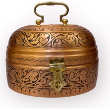 Efemir Skoç  Eskitme Bakır Işlemeli Kildanlık