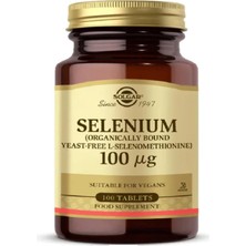 Solgar Selenium 100 Mcg 100 Tablet Selenyum Skt:10/24