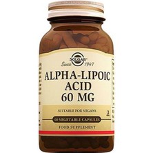 Solgar Alpha Lipoic Acid 60 Mg 30 Kapsül