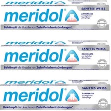 Meridol Gentle White Diş Macunu 75 ml 3 Adet