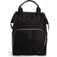 Ekrulin Anne Bebek Bakım Sırt Çantası Biberon Termoslu Sıvı Geçirmez Askı Aparatlı