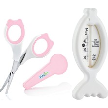 Babyjem 2'li Bebek Banyo Seti (Banyo Termometresi+Kapaklı Makas)