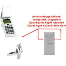 Paras Ticaret Akrobat 8 Haneli Küçük Hesap Makinesi Saatli Alarmli Takvimli Kronometreli (12,3 cm x 1,6 cm x 5,5 Cm)