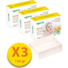 Agarta Doğal Bebek Sabunu 150 gr x 3 Adet