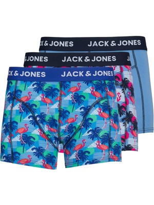 Jack & Jones Pueblo Trunks 3 Pack Erkek Renkli Boxer 12234498-28