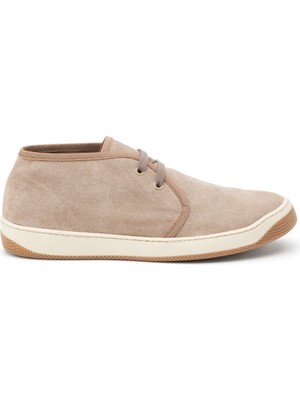 Frau Erkek Bot 29D5 Frau Suede Leather Sabbia