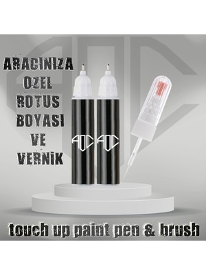 Art Of Colour Artofcolour  Toyota 040 Kar Beyazı/süper Beyaz - Super White Rötuş Kalemi Vernikli 2li Set