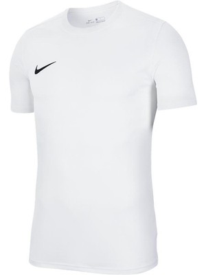 Nike Dry Park Vıı Erkek Beyaz Tişört BV6708-100 V2 Dar Kesim Nefes Alabilir Kumaş
