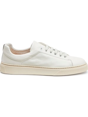 Frau Erkek Sneaker 28P0 Frau Mousse Leather Offwhite