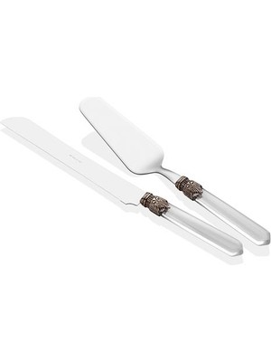 Rivadossi Sandro Rivadossi Venezia Şeffaf Pasta Servis Seti