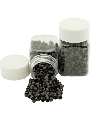 Rüyam Satış Koyu Kahve Kutu Boncuk 500 Adet Saç Kaynak Boncuğu