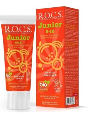 R.O.C.S. Junior 6-12 Yas? Meyveli Gökkuşağı Diş Macunu 60 ml