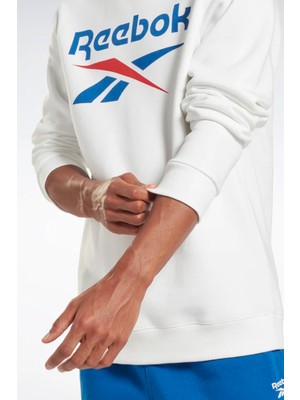 Reebok Rı Flc Big Logo Cre Beyaz Erkek Sweatshirt