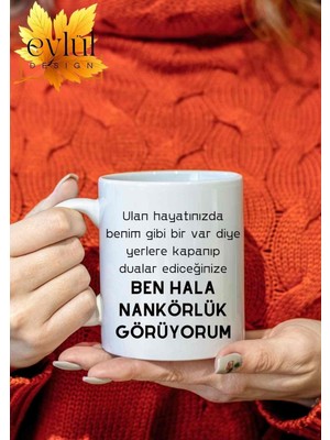 Eylül Design Gibi Dizi Replik Baskılı Kupa Bardak Özel Sublimasyon Baskı Gibi Yılmaz Ilkkan Çay-Kahve Bardağı