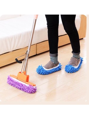 Schulzz Cleantidy Paspas Mop Terlik Ayak Aparatı Çifti Lastikli Universal Ölçü