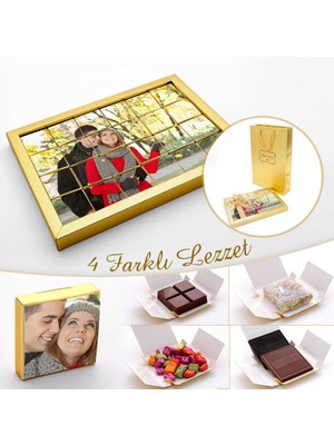 Kişiye Özel Fotoğraflı 24lü Puzzle 4 Farklı Lezzet