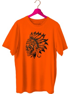 Bluu Indians Spor T-Shirt Bisiklet Yaka
