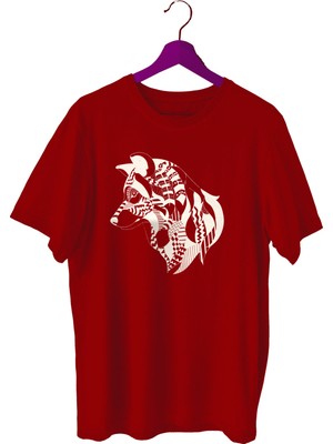 Bluu Mandalaw Spor T-Shirt Bisiklet Yaka