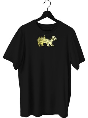 Bluu Bearx Spor T-Shirt Bisiklet Yaka