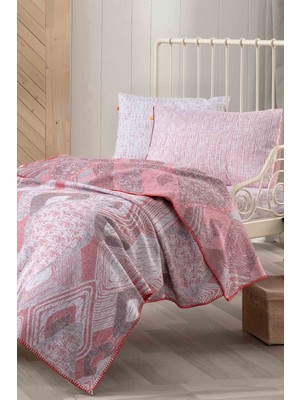 Sarev Pedro Kırmızı %100 Ipliği Boyalı Pamuk Bebek Nevresim Takımı