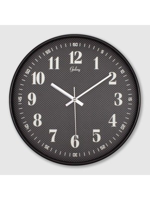 Galaxy 221-SD-1 Serisi Eskitme Metal Görünümlü Sessiz Akar Modern Duvar Saati 30 cm