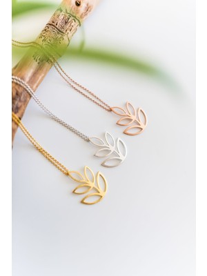 Chjjewel Leaf Kolye Gold