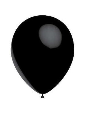 Alya Süs Balon Düz 5 Inc Siyah 100 Adet