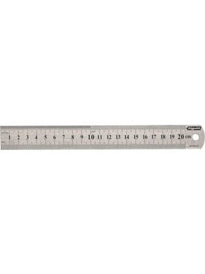 PeriStore Çelik Cetvel 20 cm - 8 inch / inç