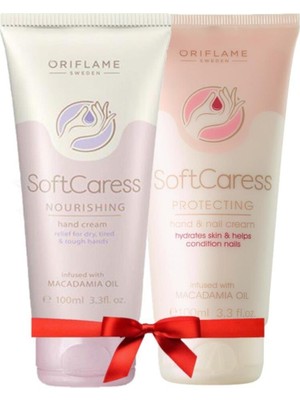 Oriflame Softcaress Koruyucu El ve Tırnak Kremi +Softcaress Besleyici El Kremi
