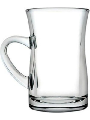 Paşabahçe Mila Kulplu Büyük Çay Bardağı 145 Cc 6 Adet