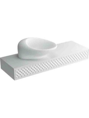 Vitra Freedom Tezgah Üstü Lavabo 59 cm - Beyaz - 4408B403-0016