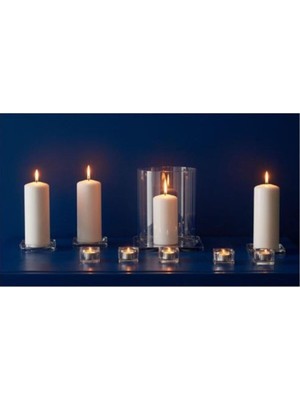 IKEA Glasıg Tealight Cam Mumluk 5 Adet