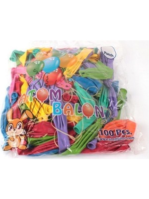 No Name Atom Balon Atom Balon Panc Zipzip Ipli Balon 100 Adet