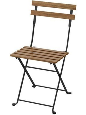 IKEA Tarnö Katlanabilir Sandalye, Siyah Kahverengi