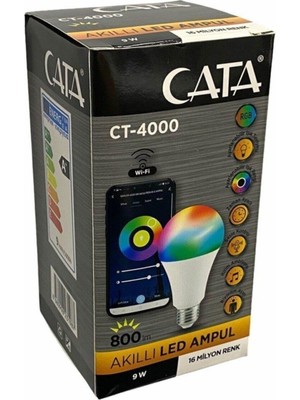 Cata CT-4000 Akıllı Rgb LED Ampul