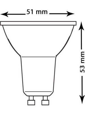 Osram LED Value 5W(50W) PAR16 LED Spot Ampul Sarı (12 Adet) - GU10 Duy