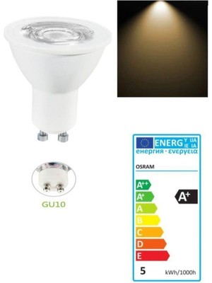 Osram LED Value 5W(50W) PAR16 LED Spot Ampul Sarı (12 Adet) - GU10 Duy