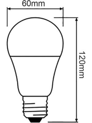 Osram LED Ampul 1521 Lümen 13W E-27 6500K Beyaz 10 Adet 13W