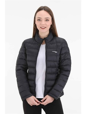 Lumberjack Padded Coat Buff Bayan Şişme Hafif Mont Siyah V13
