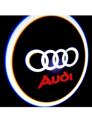 EC Shop Ensadepo Audi Kapı Altı LED Logo Mesafe Sensörlü Yeni Nesil Pilli Yapıştırmalı 2