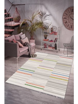 Rugs Modern Mira T-508 Etnik Desenli Gri Halı