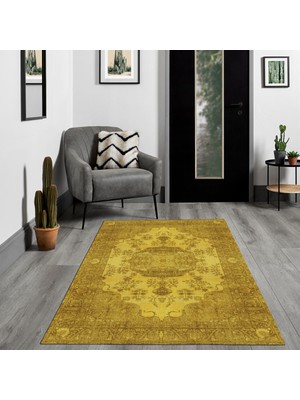 Rugs Modern 

mira Safran Sarısı Vintage  Görünüm  Dokuma Taban Halı