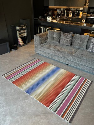 Rugs Modern mira  1090 Çizgili Geometrik Çok  Renkli  Dokuma Taban Halı