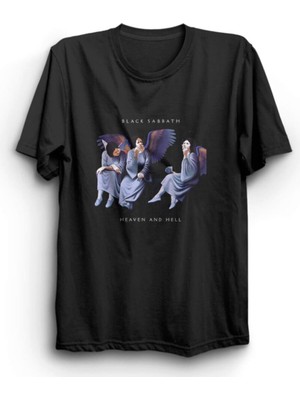The Fame Box Black Sabbath, Heaven And Hell, Rock, Metal Tişört
