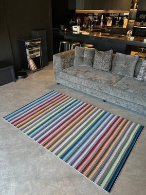 Rugs Modern Mira  1093 Çizgili Çok Renkli  Dokuma Taban Halı