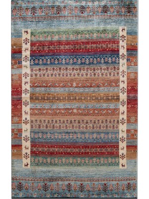 Rugs Modern mira  1081 Çok Renkli Etnik Desenli  Dokuma Taban Halı