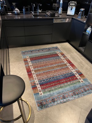 Rugs Modern mira  1081 Çok Renkli Etnik Desenli  Dokuma Taban Halı